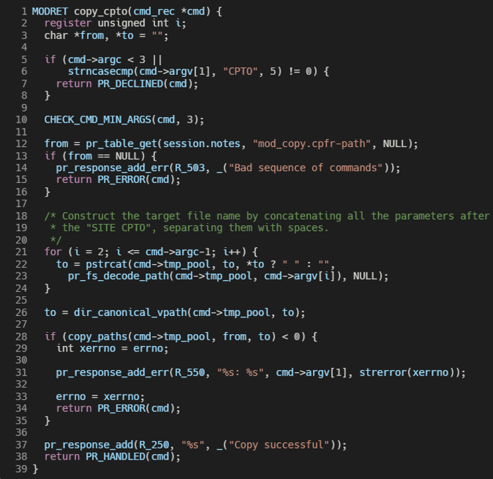 والنرلب - vulnerlab - آسیب‌پذیری - Remote Code Execution - نرم‌افزار ProFTPD - CVE-2015-3306